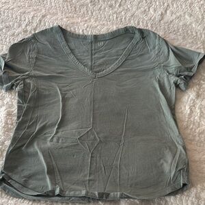 GAP Women's Sage Short Sleeve V-Neck Tee